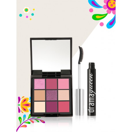 Paleta de Sombras Pink Flamingo + Máscara para Pestañas Drama Queen GRATIS